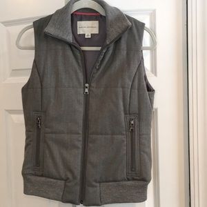 Grey Herringbone vest - XS